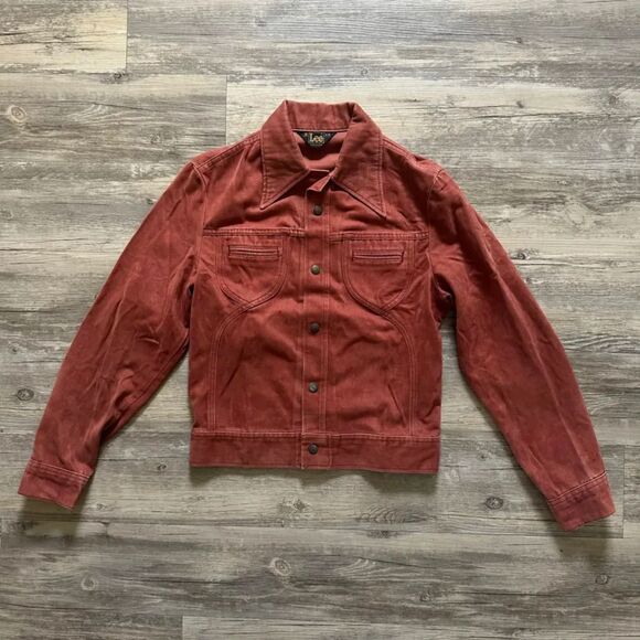 Lee Other - Vintage 70s Lee Moleskin Western Trucker Jacket Size S-R